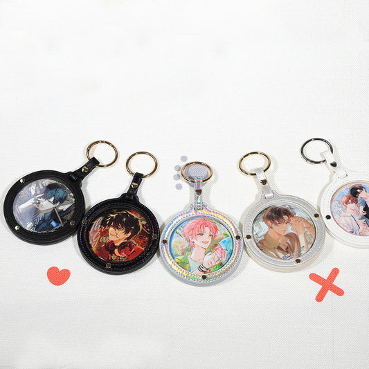 58/75mm Round Badge Protector Sleeve Hanging Charm for Goods Display 丨 Myitabag