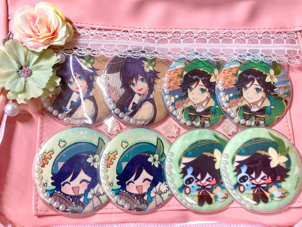Can Badge Beautification Pearl Sticker DIY Itabag Accessories 丨 Myitabag