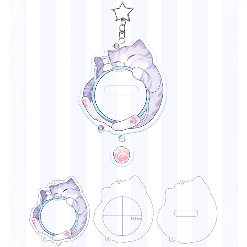 Cute Cat Acrylic Badge Decoration Charm 丨 Myitabag