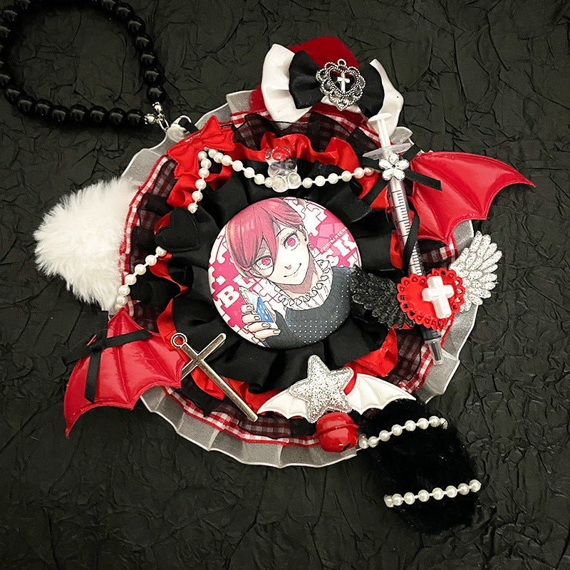 Devil Band Pin Holder – Button Badge Display 丨 Myitabag