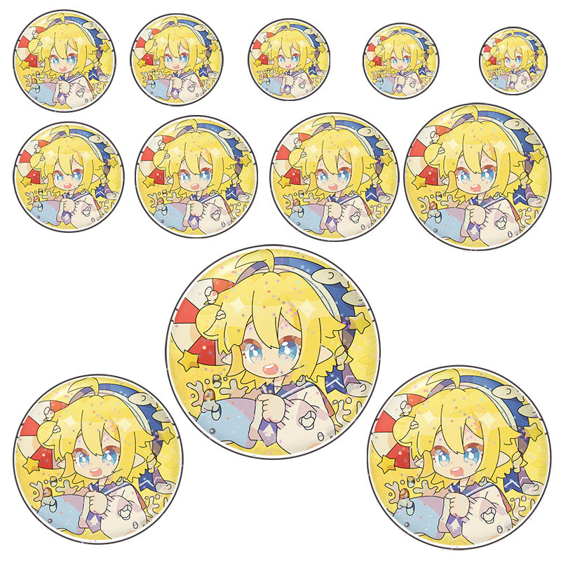 Glitter Can Badge Protective Sleeve product view | anime ita bag | Myitabag