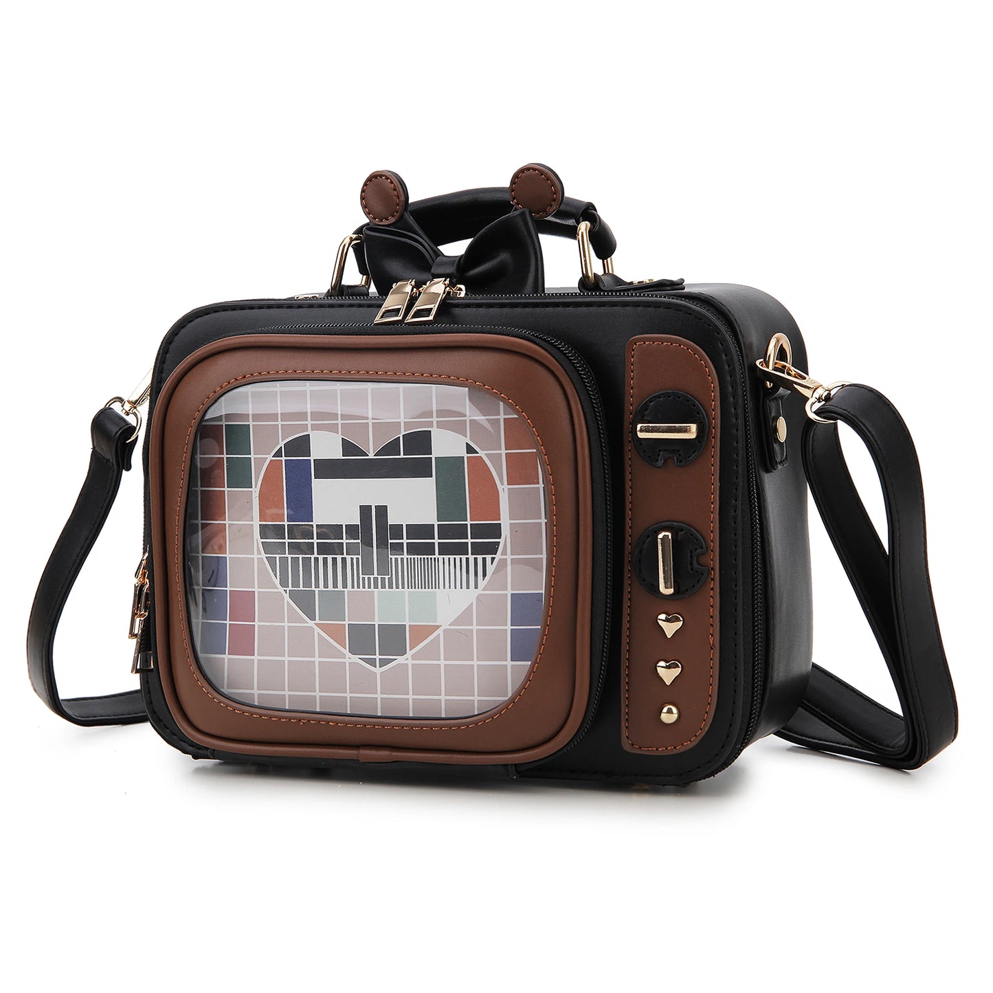Novelty TV Shape Ita Bag | Retro Shoulder Crossbody | Myitabag