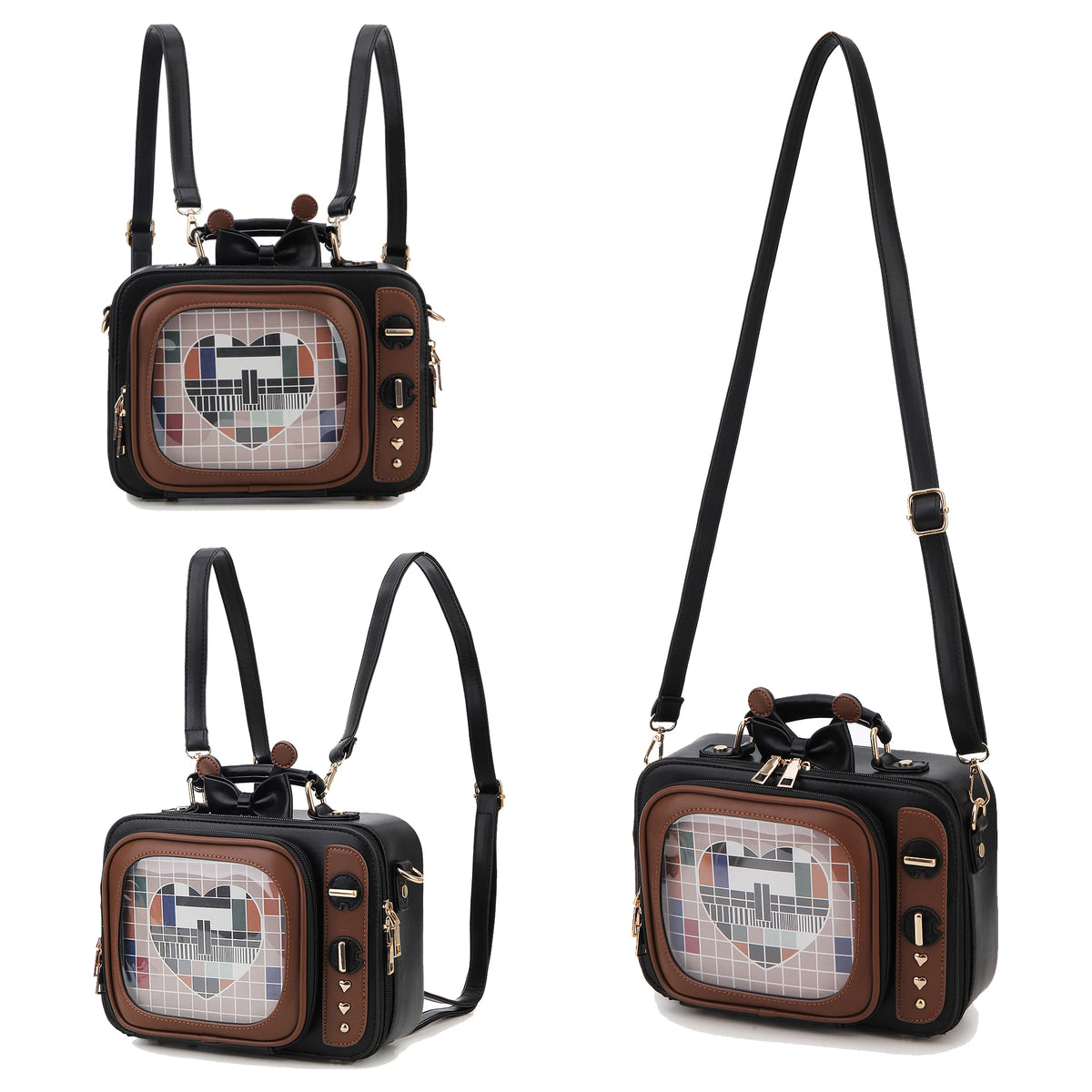 Novelty TV Shape Ita Bag product view | anime ita bag | Myitabag