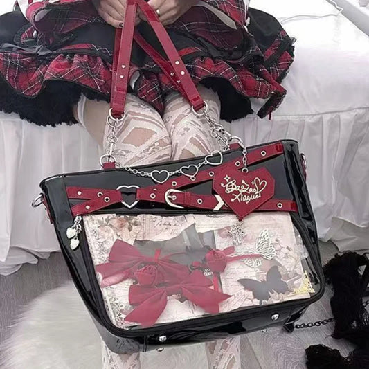 Heart Chain Punk Ita Bag 丨 Myitabag