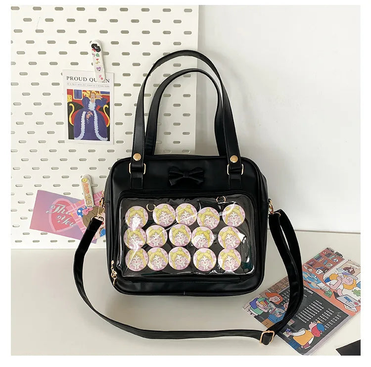 Adorable Bow Crossbody Ita Bag product view | anime ita bag | Myitabag