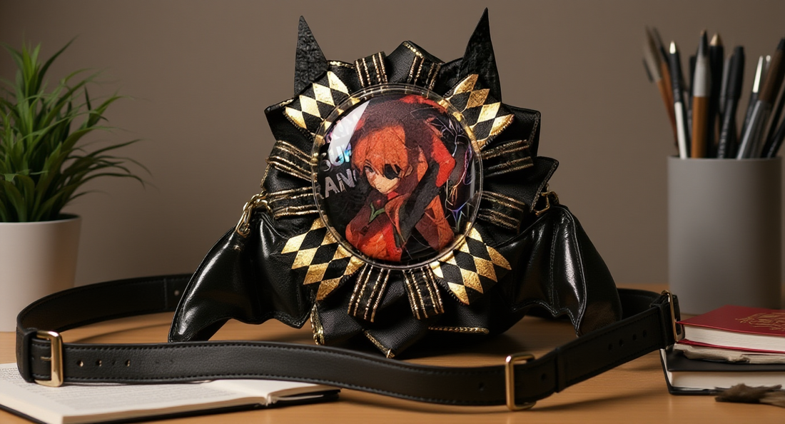 Ita bag in a lifestyle setting: a close work surface