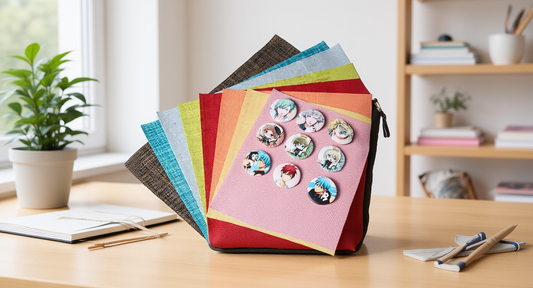 Ita bag in a lifestyle setting: a bright craft workspace