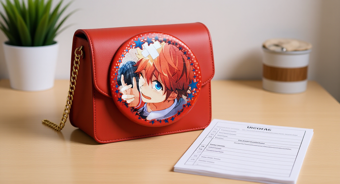 Ita bag in a lifestyle setting: a desk with a printed checklist