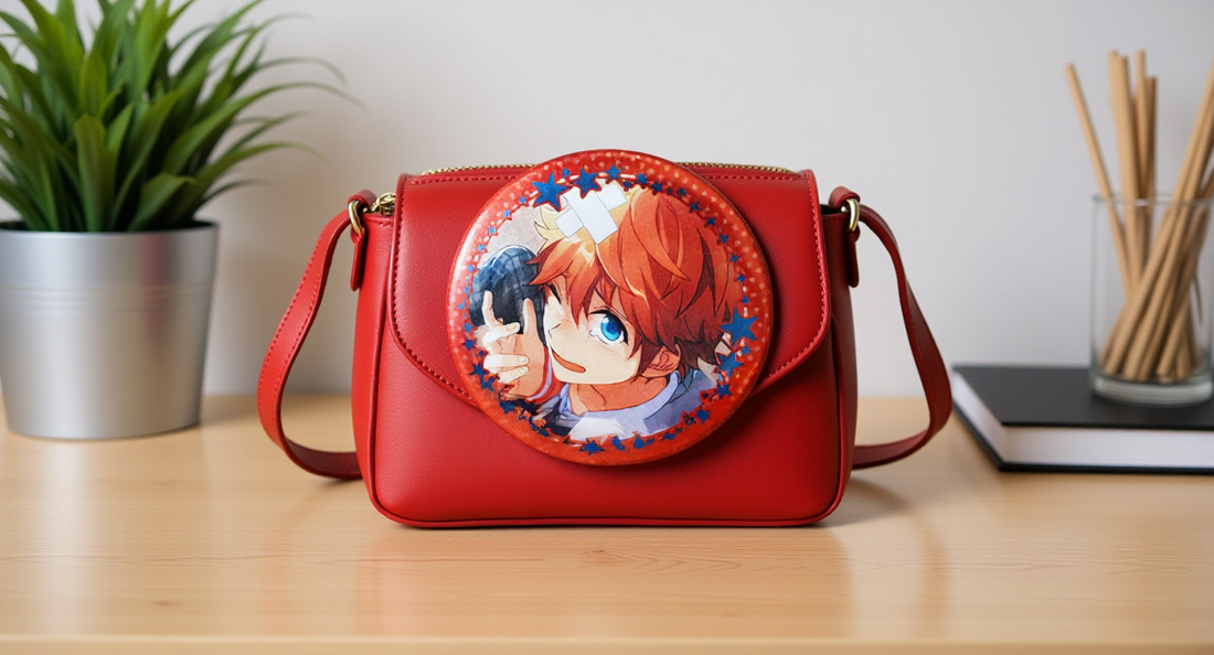 Ita bag in a lifestyle setting: a neat desk