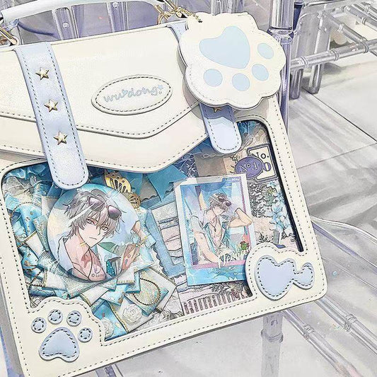 Original Transparent Ita Backpack 3-in-1 | Anime Badge Display Bag丨 Myitabag
