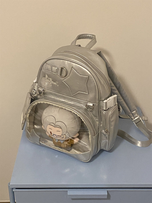 Large-Capacity Transparent Candy-Color Ita Backpack丨 Myitabag