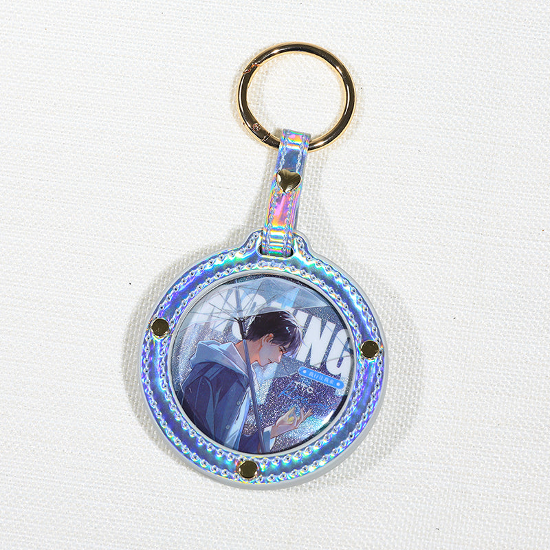 58/75mm Round Badge Protector Sleeve Hanging Charm for Goods Display 丨 Myitabag