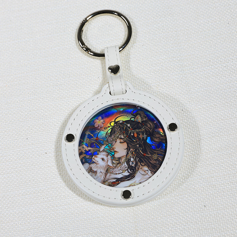 58/75mm Round Badge Protector Sleeve Hanging Charm for Goods Display 丨 Myitabag
