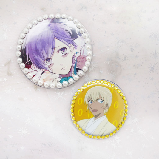 Can Badge Beautification Pearl Sticker DIY Itabag Accessories 丨 Myitabag