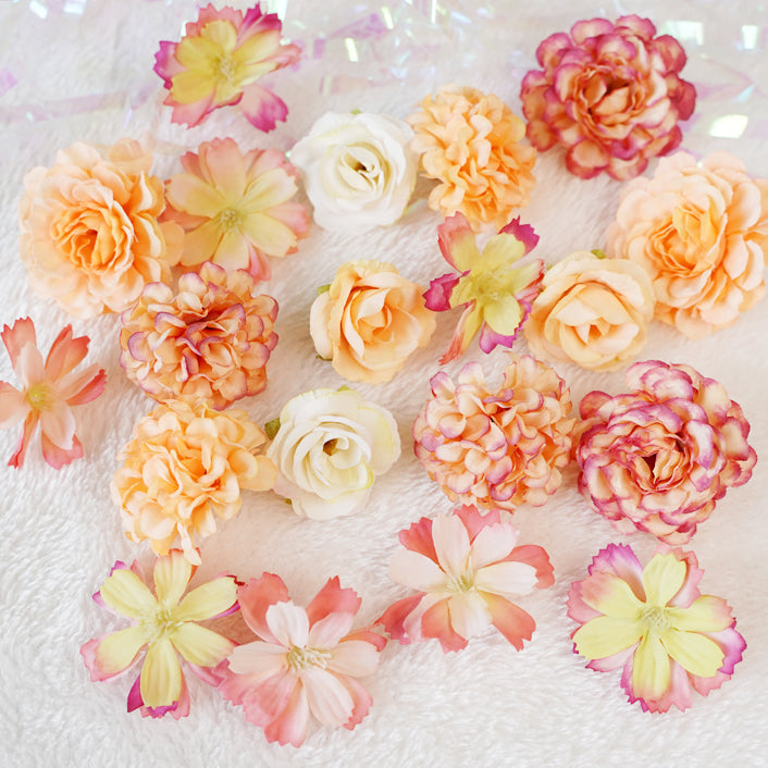 Rose Silk Flower Combination Ita Bag Accessories 丨 Myitabag