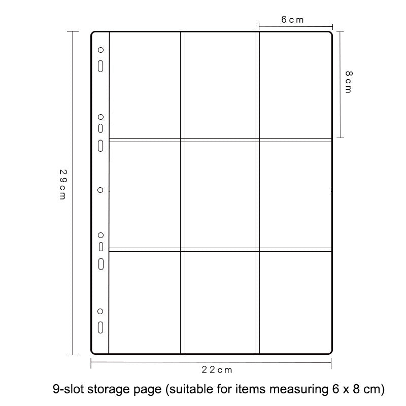 A4 Anime Merchandise Badge Collection Album Inner Pages 丨 Myitabag