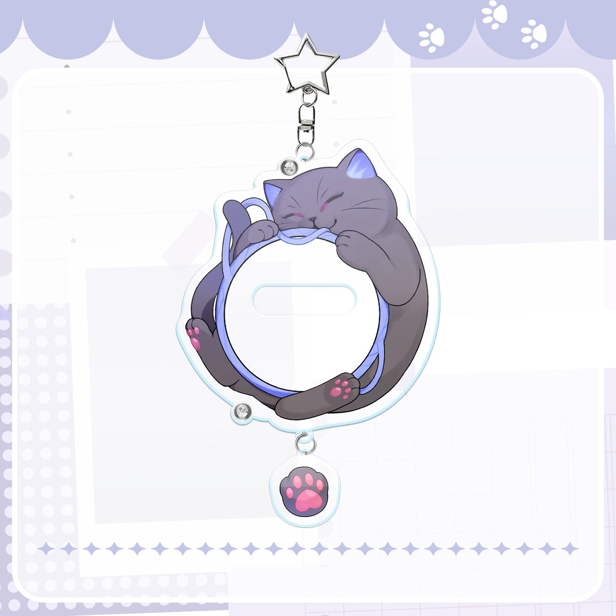 Cute Cat Acrylic Badge Decoration Charm 丨 Myitabag