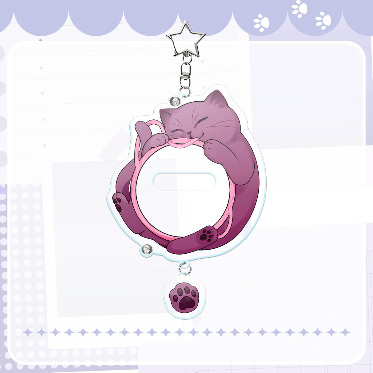 Cute Cat Acrylic Badge Decoration Charm 丨 Myitabag