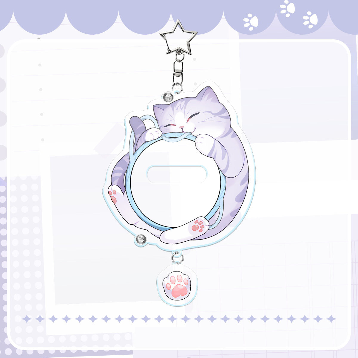 Cute Cat Acrylic Badge Decoration Charm 丨 Myitabag