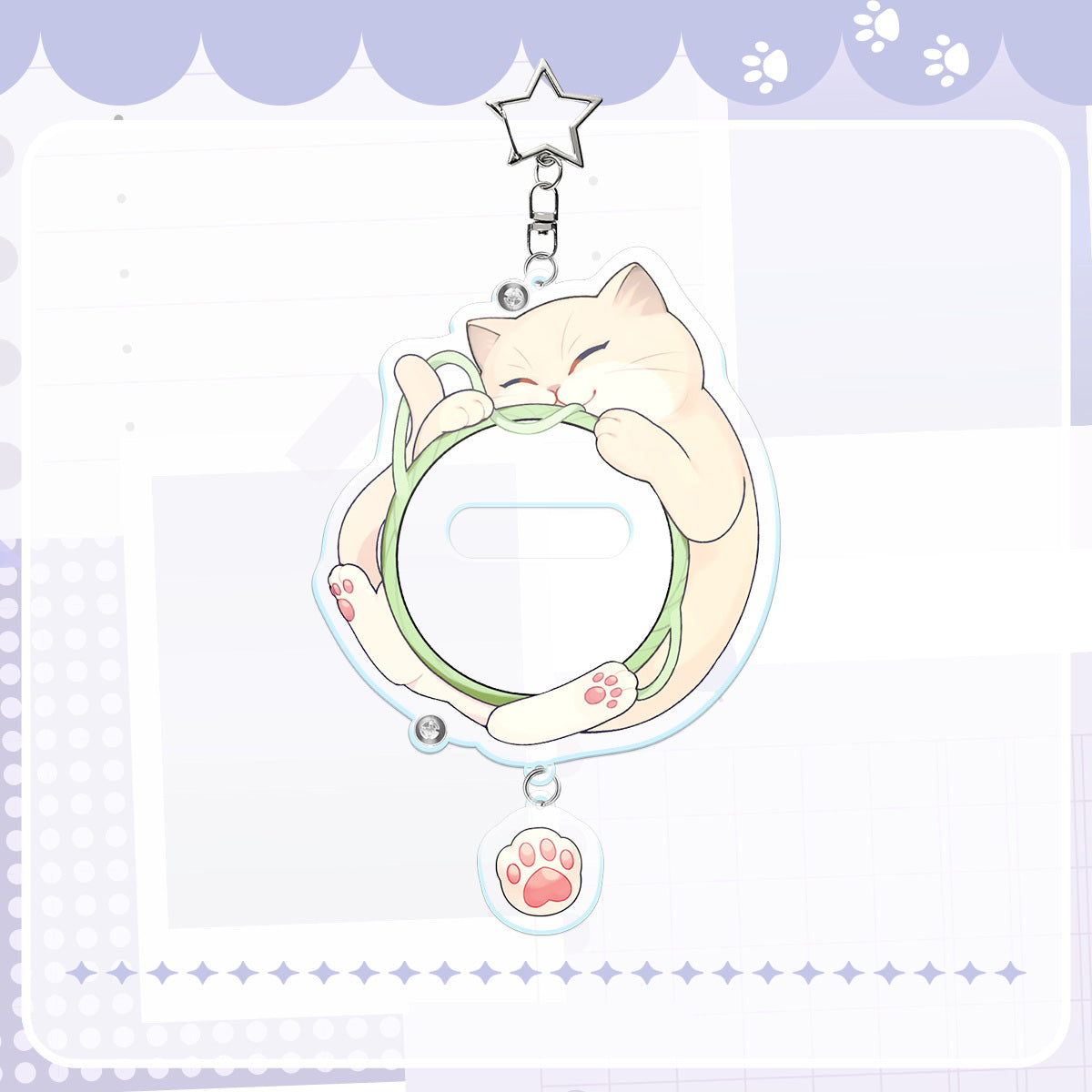 Cute Cat Acrylic Badge Decoration Charm 丨 Myitabag
