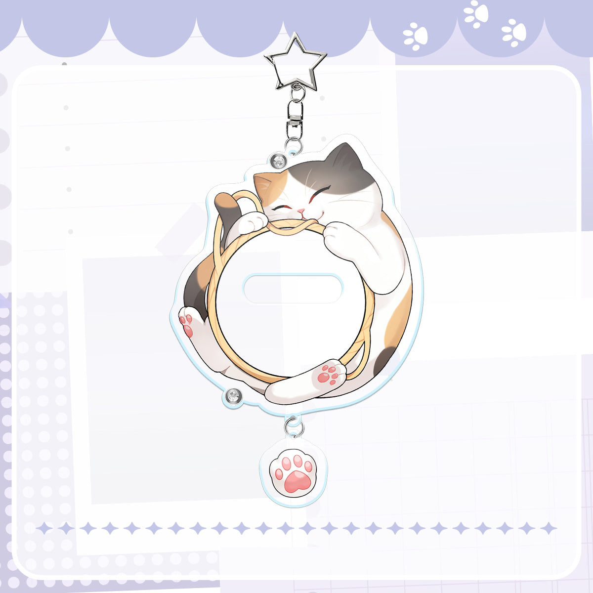 Cute Cat Acrylic Badge Decoration Charm 丨 Myitabag