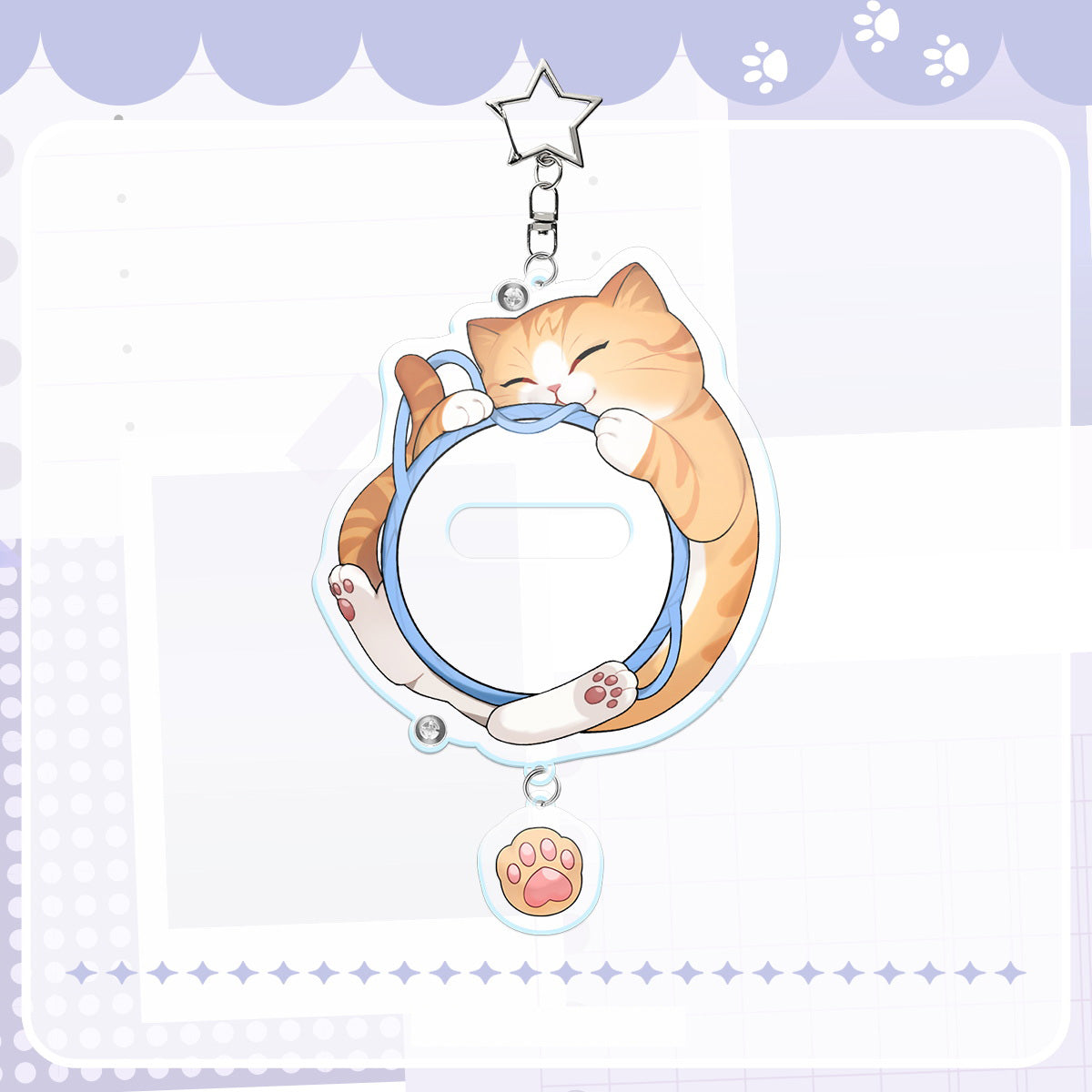 Cute Cat Acrylic Badge Decoration Charm 丨 Myitabag
