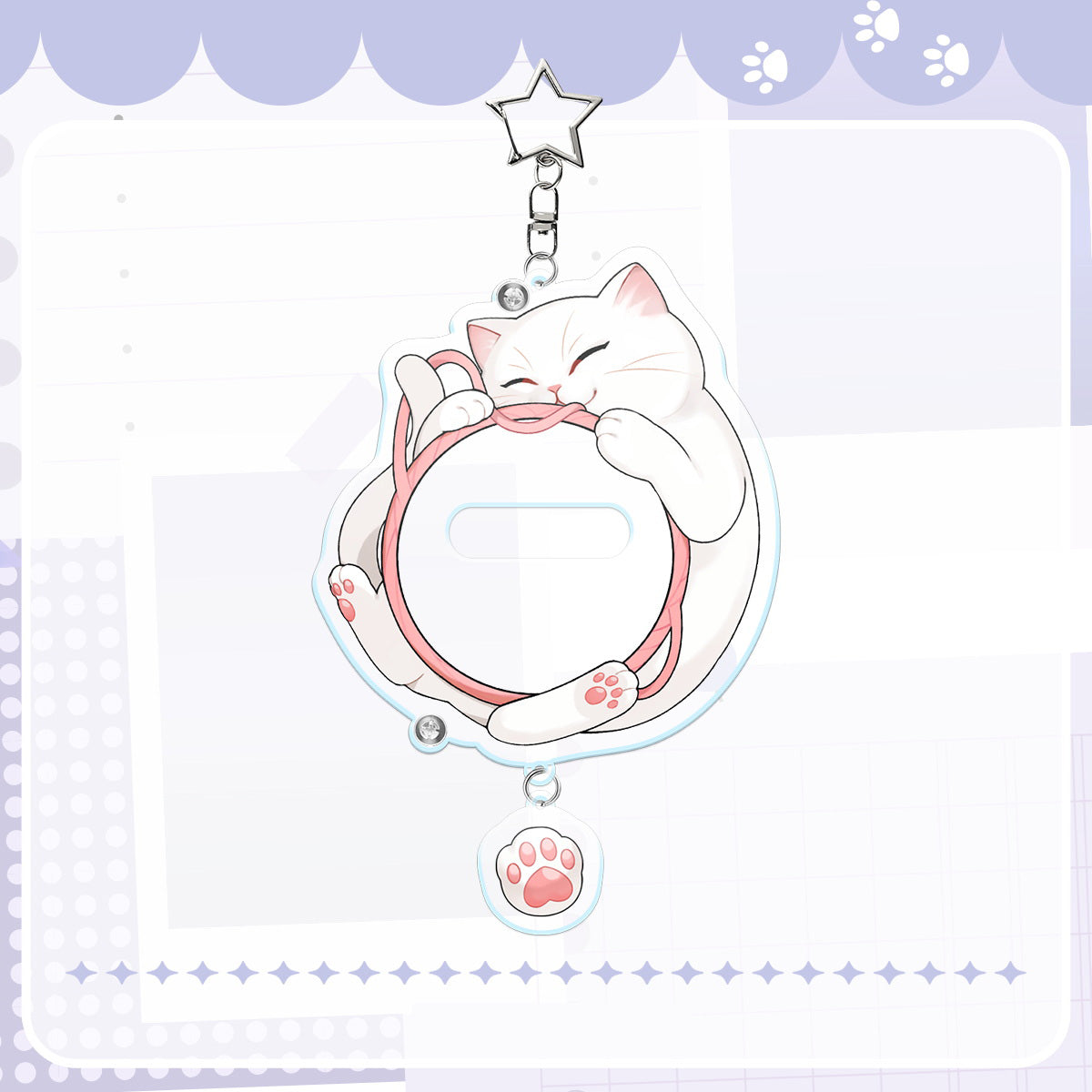 Cute Cat Acrylic Badge Decoration Charm 丨 Myitabag