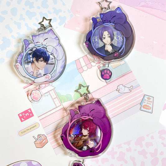 Cute Cat Acrylic Badge Decoration Charm 丨 Myitabag