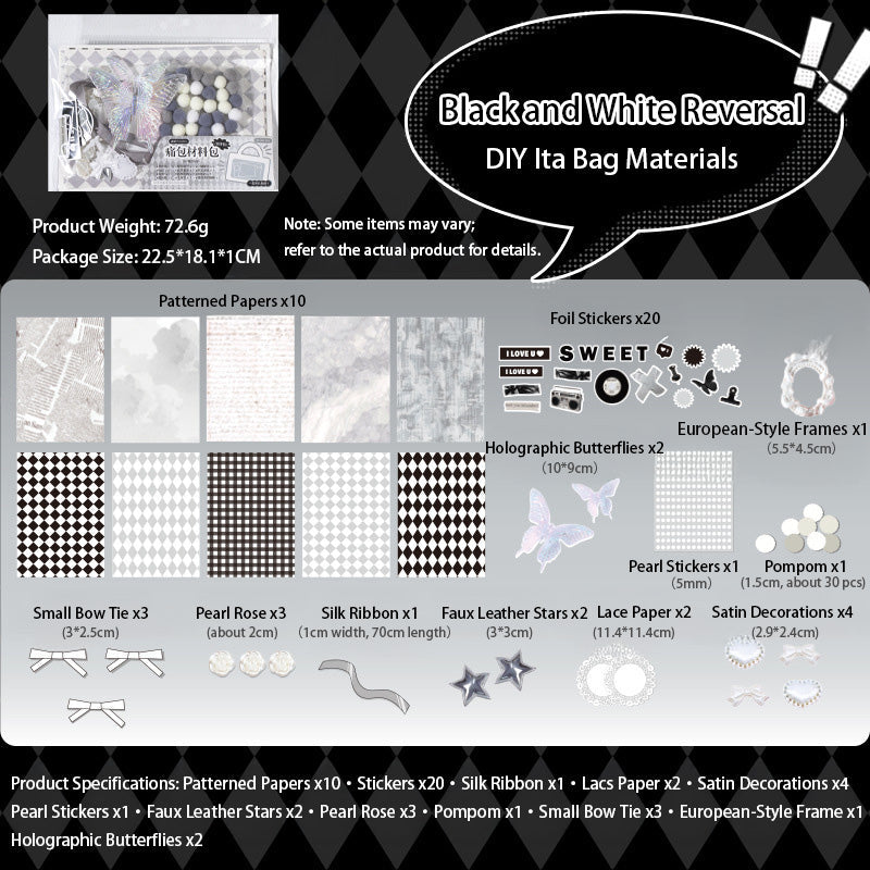 DIY Ita Bag Materials Kit Ita Bag Decoration 丨 Myitabag