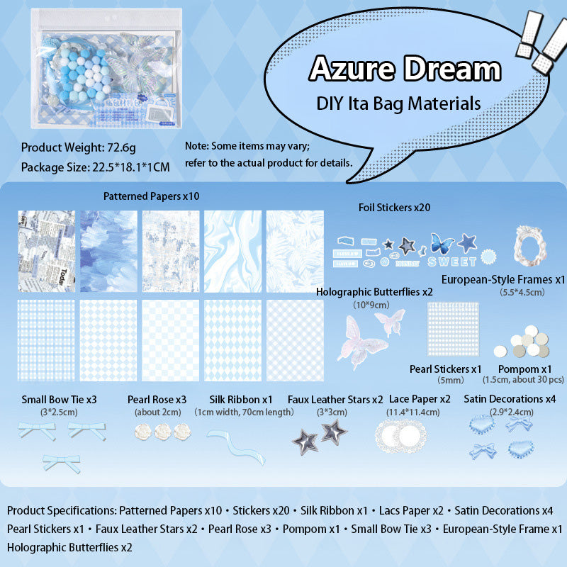 DIY Ita Bag Materials Kit Ita Bag Decoration 丨 Myitabag