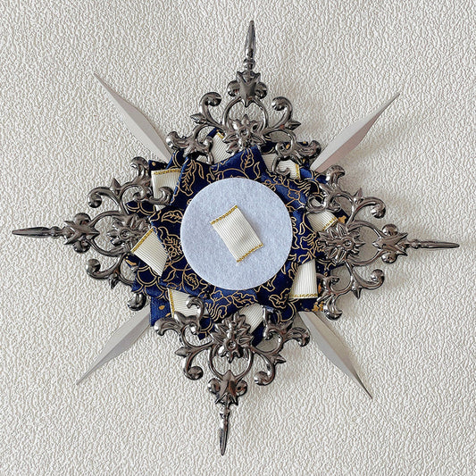 Gorgeous Vintage Rosette Holder for 55-75mm Badges 丨 Myitabag