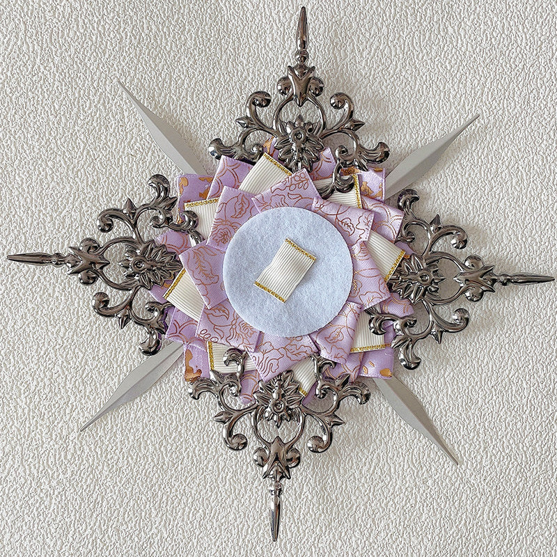 Gorgeous Vintage Rosette Holder for 55-75mm Badges 丨 Myitabag
