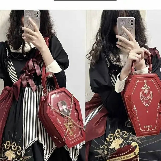 Gothic Coffin Ita bag with Chain 丨 Myitabag