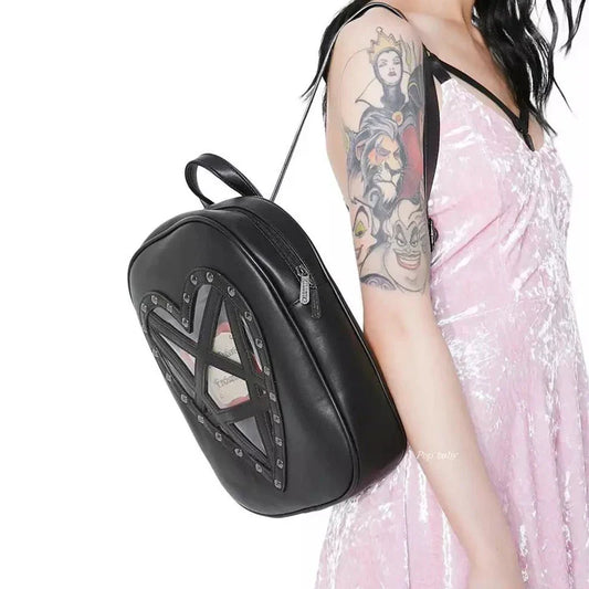 Gothic Elegance Heart Backpack 丨 Myitabag