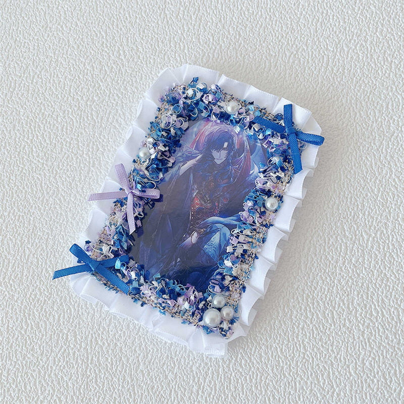 Kawaii Lace Bow 3-Inch Photo Card Holder Decoration 丨 Myitabag