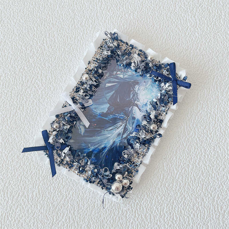 Kawaii Lace Bow 3-Inch Photo Card Holder Decoration 丨 Myitabag