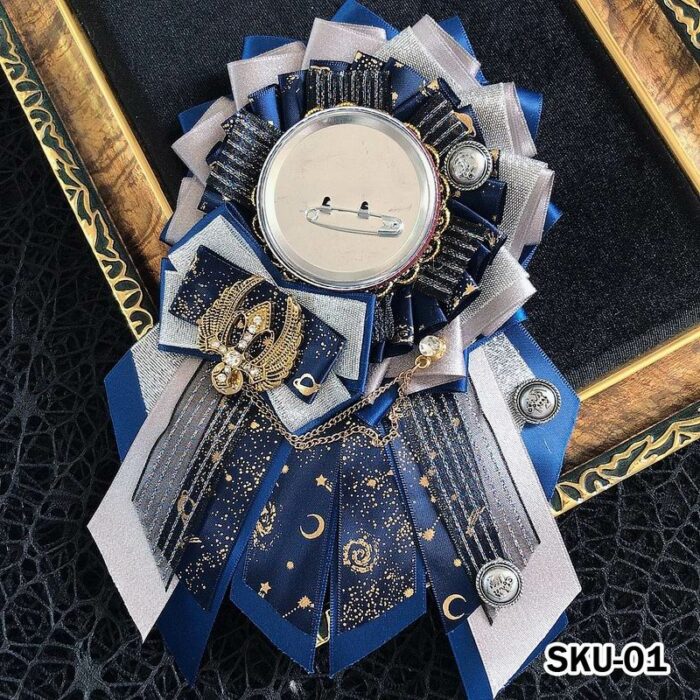Handmade Ita Bag Rosette Ribbon Accessory Ornament 58mm 丨 Myitabag