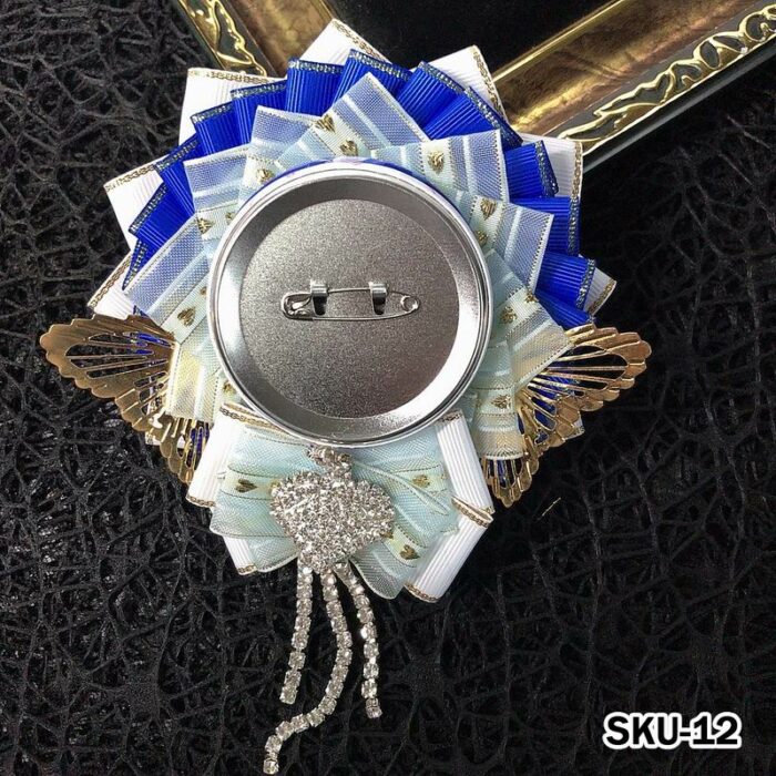 Handmade Ita Bag Rosette Ribbon Accessory Ornament 58mm 丨 Myitabag