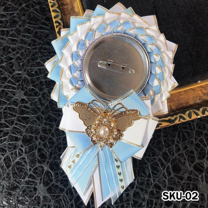Handmade Ita Bag Rosette Ribbon Accessory Ornament 58mm 丨 Myitabag