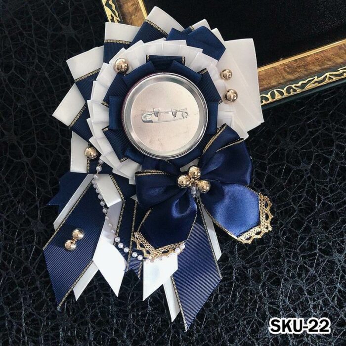 Handmade Ita Bag Rosette Ribbon Accessory Ornament 58mm 丨 Myitabag
