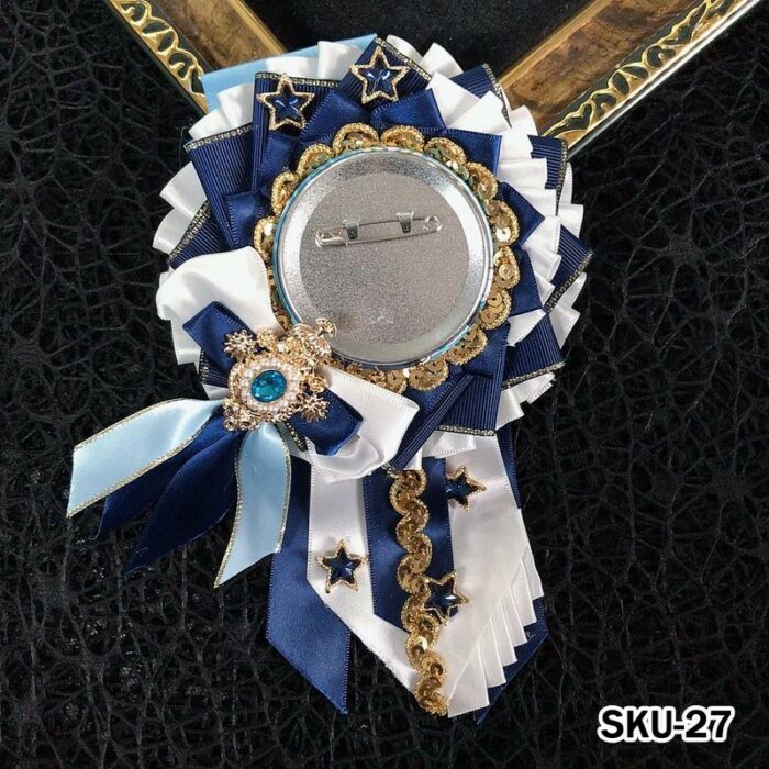 Handmade Ita Bag Rosette Ribbon Accessory Ornament 58mm 丨 Myitabag