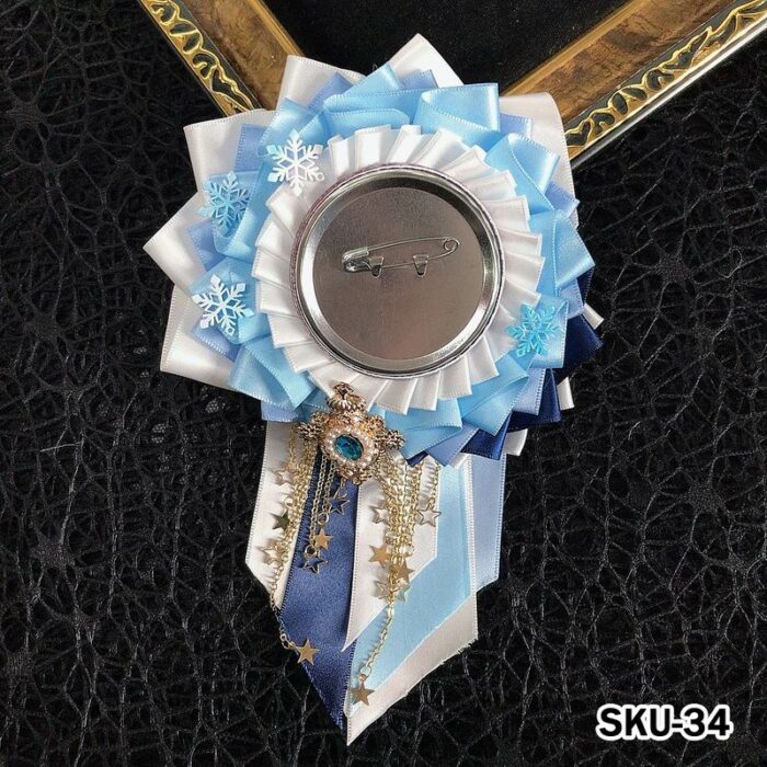Handmade Ita Bag Rosette Ribbon Accessory Ornament 58mm 丨 Myitabag