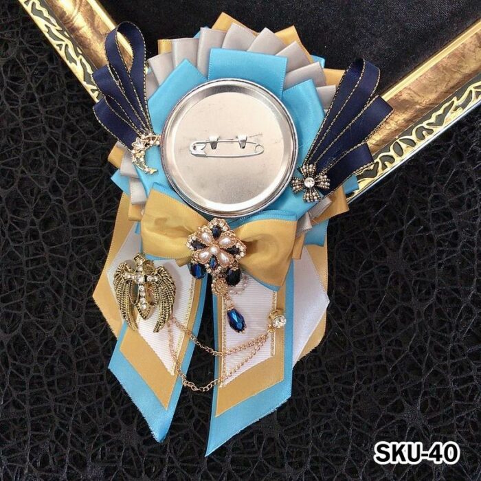 Handmade Ita Bag Rosette Ribbon Accessory Ornament 58mm 丨 Myitabag