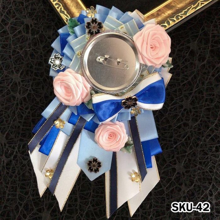 Handmade Ita Bag Rosette Ribbon Accessory Ornament 58mm 丨 Myitabag