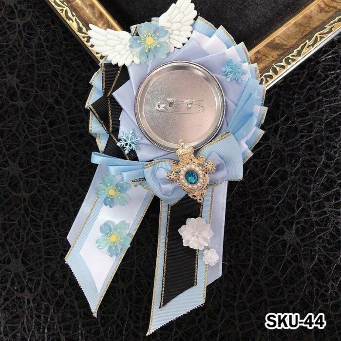Handmade Ita Bag Rosette Ribbon Accessory Ornament 58mm 丨 Myitabag