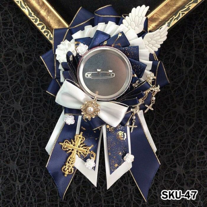 Handmade Ita Bag Rosette Ribbon Accessory Ornament 58mm 丨 Myitabag
