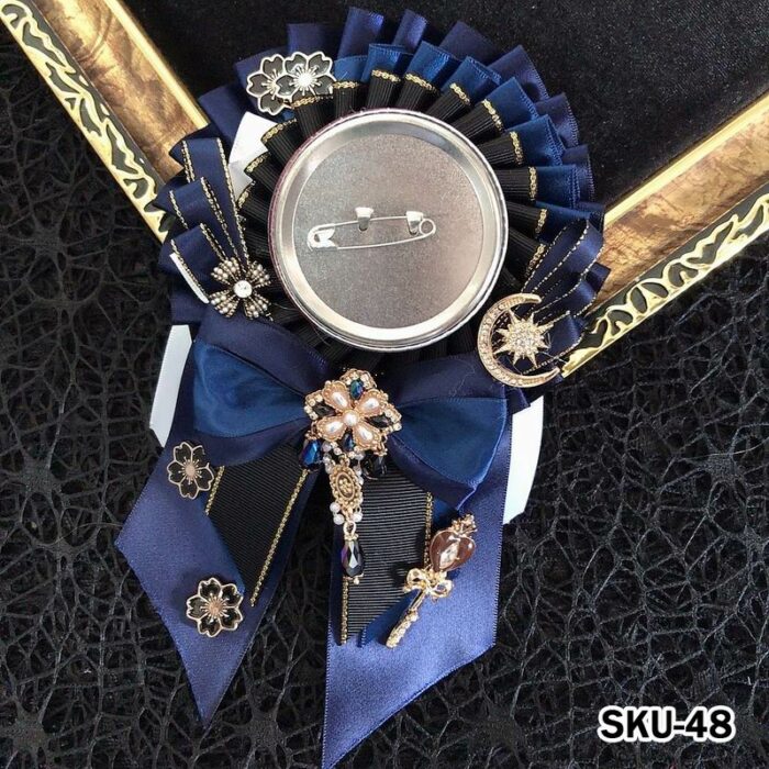 Handmade Ita Bag Rosette Ribbon Accessory Ornament 58mm 丨 Myitabag