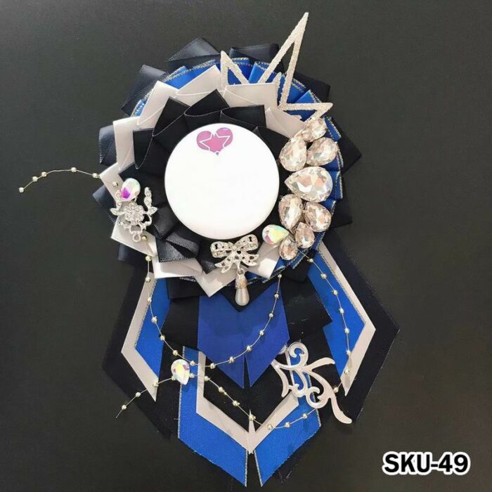Handmade Ita Bag Rosette Ribbon Accessory Ornament 58mm 丨 Myitabag