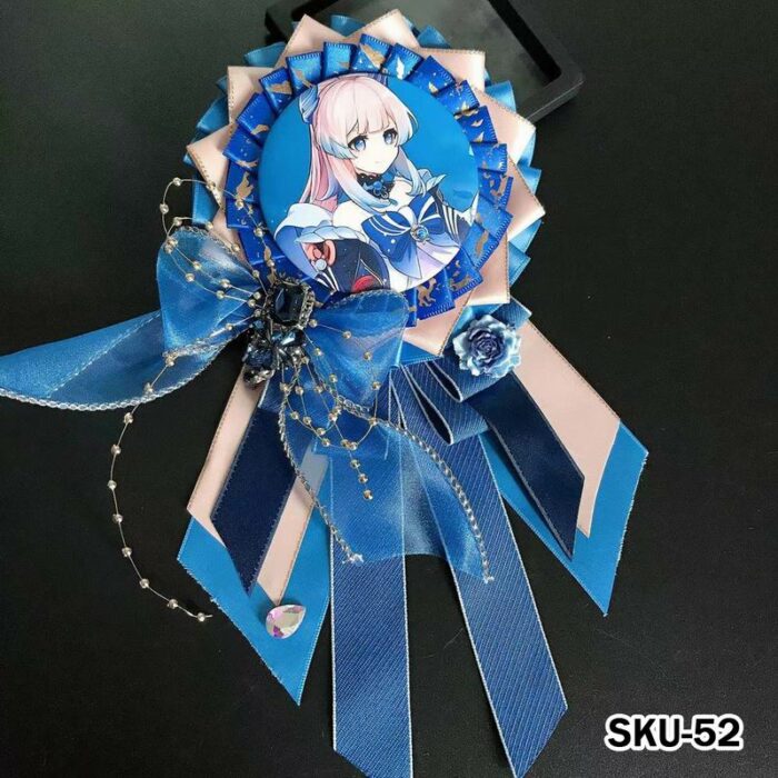 Handmade Ita Bag Rosette Ribbon Accessory Ornament 58mm 丨 Myitabag