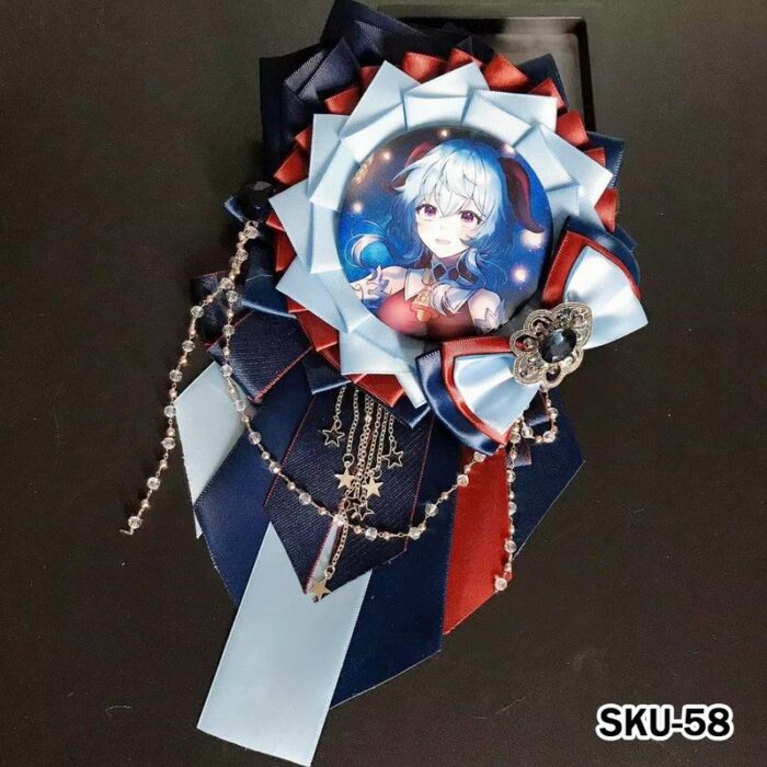 Handmade Ita Bag Rosette Ribbon Accessory Ornament 58mm 丨 Myitabag